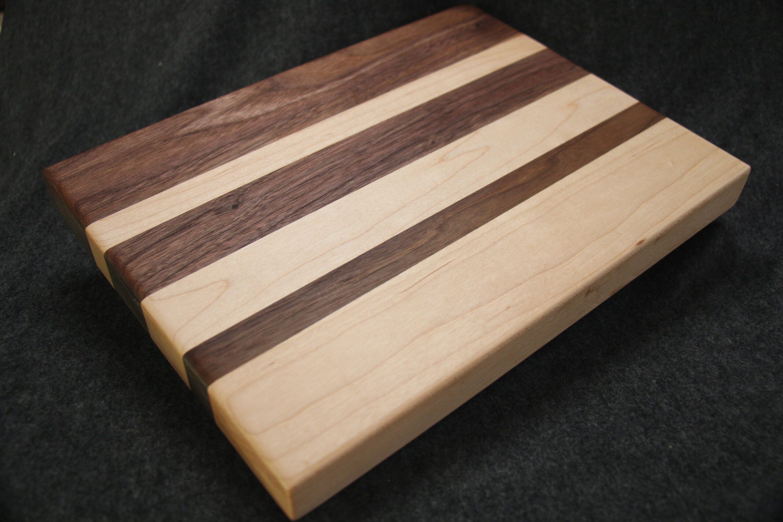 Walnut and Maple 321 cutting board Dragonfly Wood Arts dragonfly wood arts